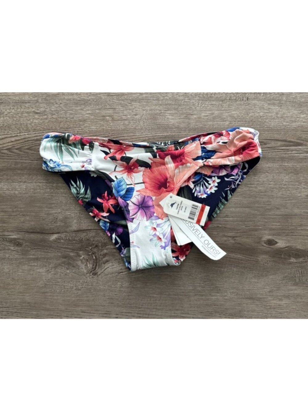 Tommy Bahama Hipster‎ Bikini Bottom Womens XS Fleurlite Reversible Shirred NWT
